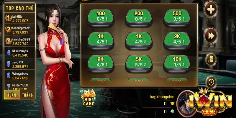 game bài poker iwin