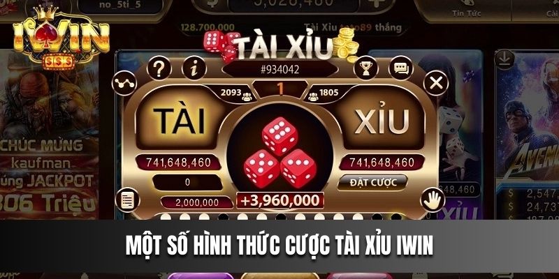 Một số hình thức cược Tài Xỉu IWIN